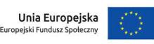 Logotyp Unia Europejska Europejski Fundusz Społeczny