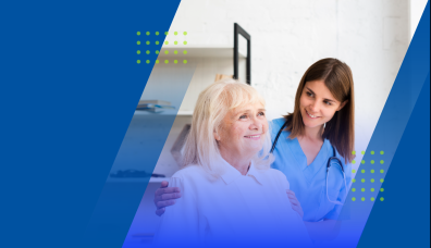 Lekarz obejmujący pacjenta